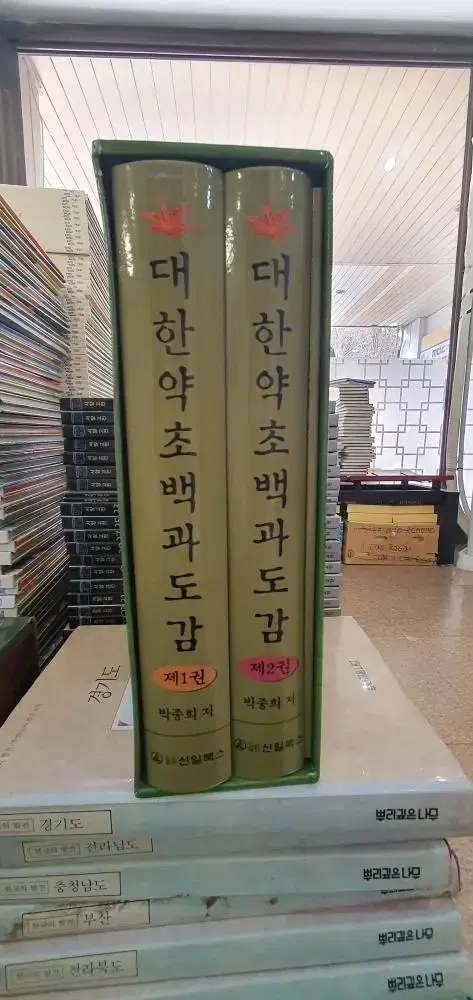 대한 약초 백과 도감 신일북스 3권 세트 중고책